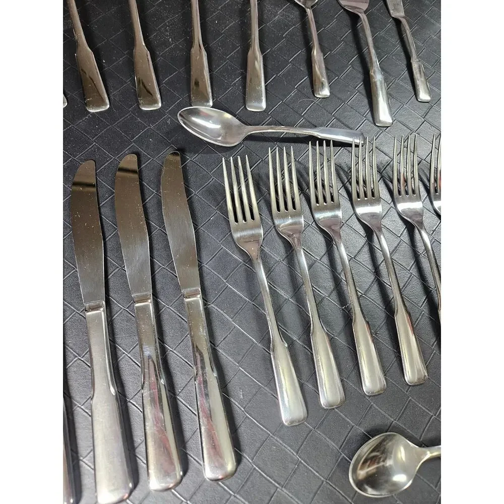 Vintage Rogers Stainless by Oneida Flatware Set 49 Pc Service for‎ 8